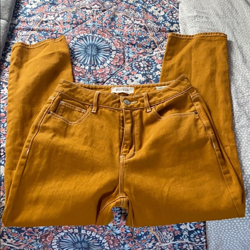 Yellow Pacsun Mom Jeans